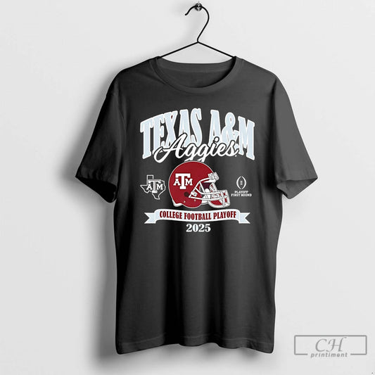 Classic Texas Am Aggies 2025 College Football Playoff Participant Helmet T-Shirts, Hoodie, Sweatshirt | AU18TeeNovaLab.com