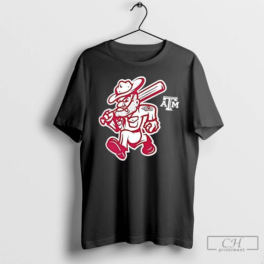 Classic Texas Am Aggies Black Ol Sarge Baseball Logo T-Shirts, Hoodie, Sweatshirt | AU18TeeNovaLab.com