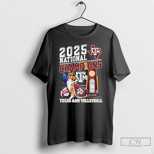 Classic Texas Am Aggies Volleyball National Champions 2025 Mascot T-Shirts, Hoodie, Sweatshirt | AU18TeeNovaLab.com