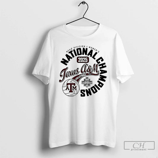 Classic Texas Am Aggies Womens Volleyball National Champions 2025 T-Shirts, Hoodie, Sweatshirt | AU18TeeNovaLab.com