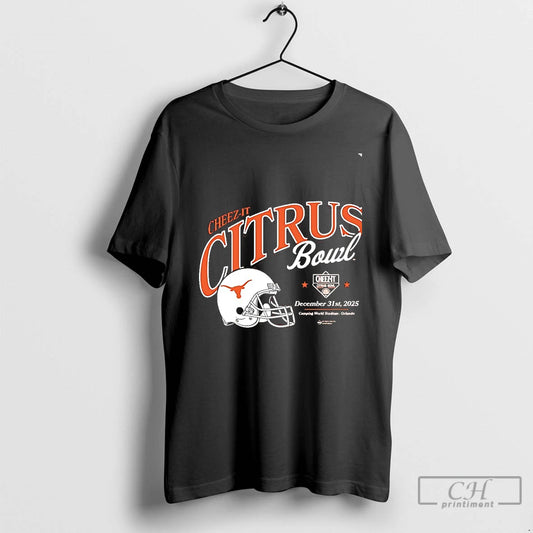 Classic Texas Longhorns 2025 Cheez It Citrus Bowl Helmet Chriast T-Shirts, Hoodie, Sweatshirt | AU18TeeNovaLab.com
