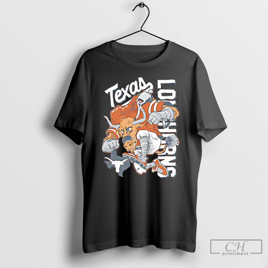 Classic Texas Orange Texas Longhorns Sketched Mascot T-Shirts, Hoodie, Sweatshirt | AU18TeeNovaLab.com