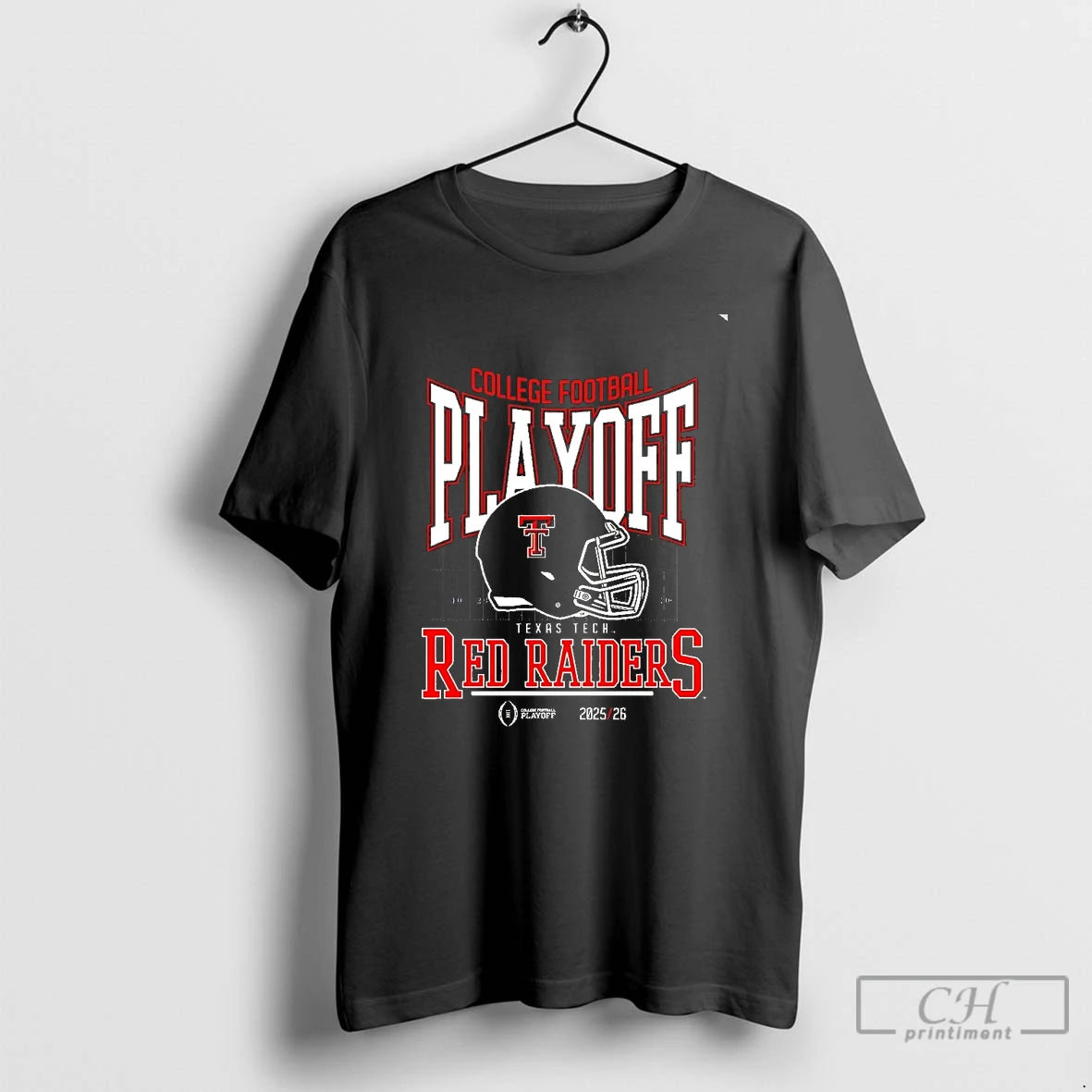 Classic Texas Tech Red Raiders 2025 26 College Football Playoff Cfp Helmet Chriast T Shirts Hoodie, Sweatshirt