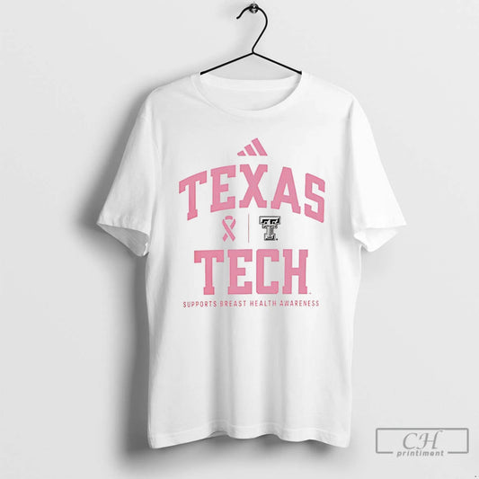 Classic Texas Tech Red Raiders 2025 Supports Breast Health Awareness Cancer T Shirts