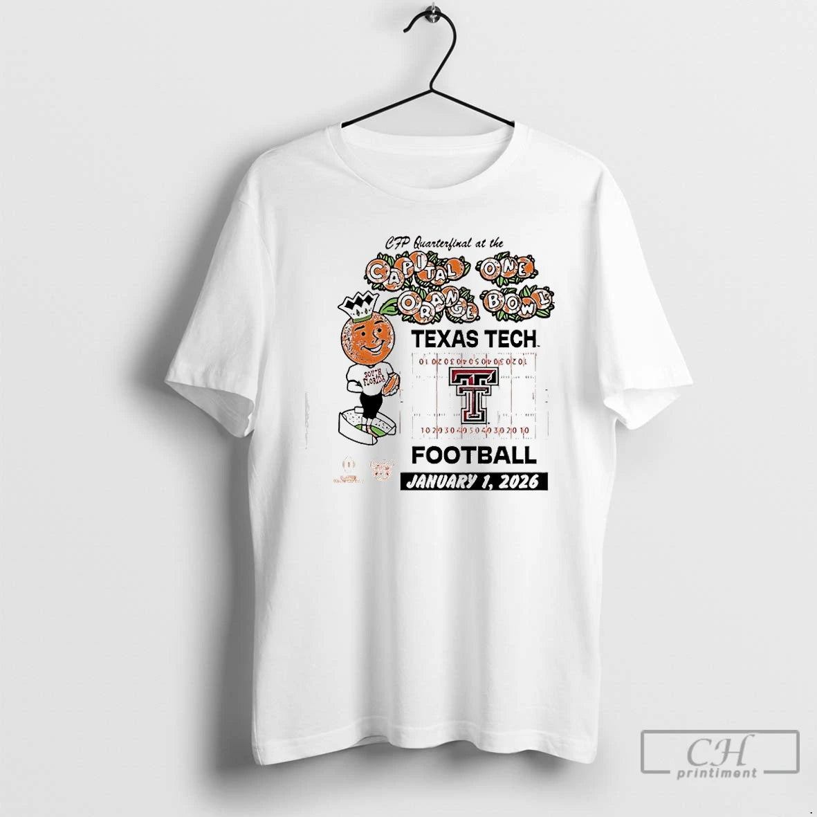 Classic Texas Tech Red Raiders Orange Bowl January 1st 2026 T-Shirts, Hoodie, Sweatshirt | AU18TeeNovaLab.com