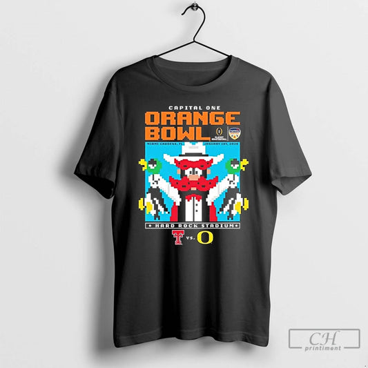 Classic Texas Tech Red Raiders Duck Hunt 2025 Capital One Orange Bowl T Shirts Sweater Hoodie, Sweatshirt