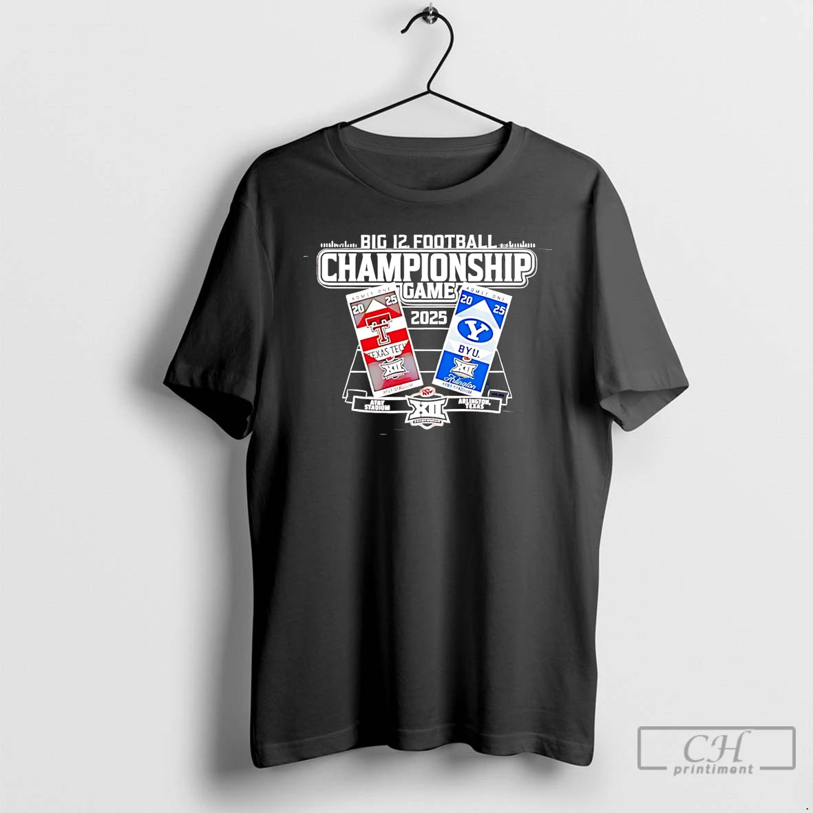 Classic Texas Tech Vs Byu Big 12 2025 Football Championship Ticket T-Shirts, Hoodie, Sweatshirt | AU18TeeNovaLab.com