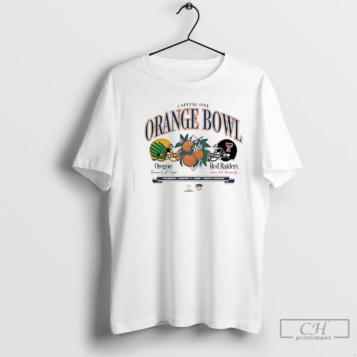 Classic Texas Tech Vs Oregon 2026 Capital One Orange Bowl T-Shirts, Hoodie, Sweatshirt | AU18TeeNovaLab.com