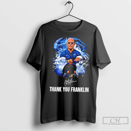 Classic Thank You James Franklin Coach Penn State Nittany Lions 2 Sided