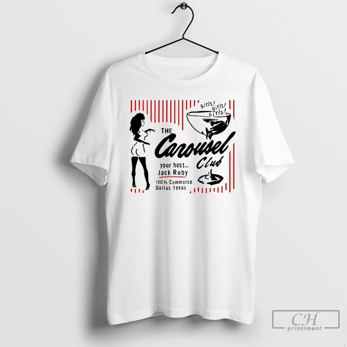 Classic The Carousel Club Your Host Jack Ruby T Shirts