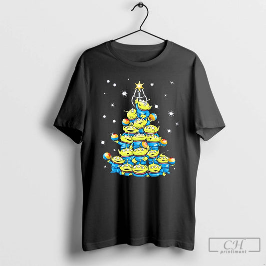 Classic The Claw Mas Little Green Men Christmas Tree T-Shirts, Hoodie, Sweatshirt | AU18TeeNovaLab.com
