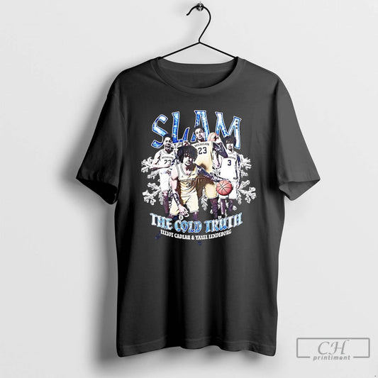 Classic The Cold Truth Yaxel Lendeborg And Elliot Cadeau Michigan Wolverines Slam T Shirts Sweater Hoodie, Sweatshirt