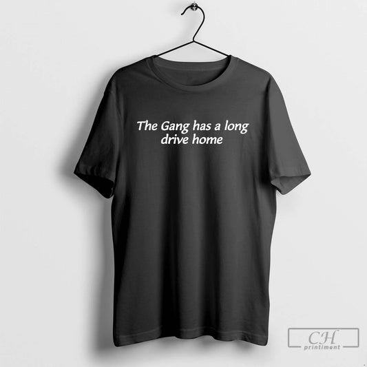 Classic The Gang Has A Long Drive Home New York Giants Blackshirt T Shirts
