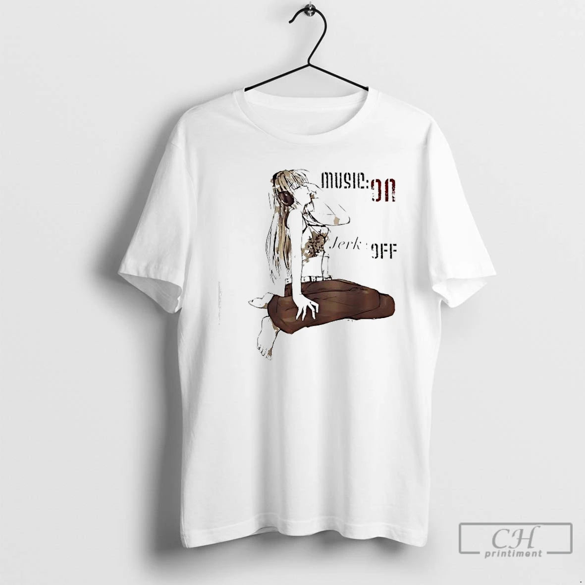 Classic The Girl Music On Jerk Off T-Shirts, Hoodie, Sweatshirt | AU18TeeNovaLab.com