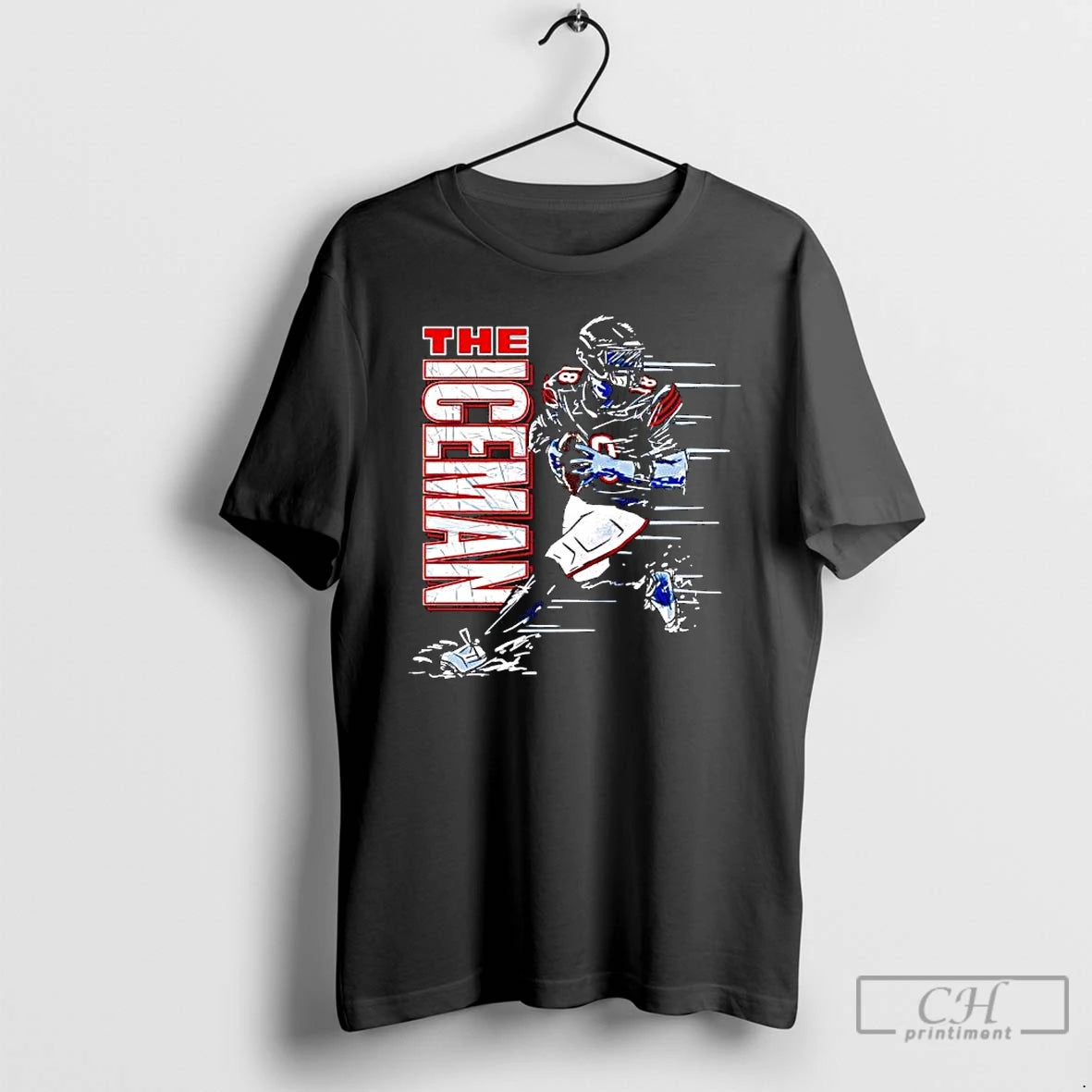 Classic The Iceman Chicago Bear Player Graphic T-Shirts, Hoodie, Sweatshirt | AU18TeeNovaLab.com