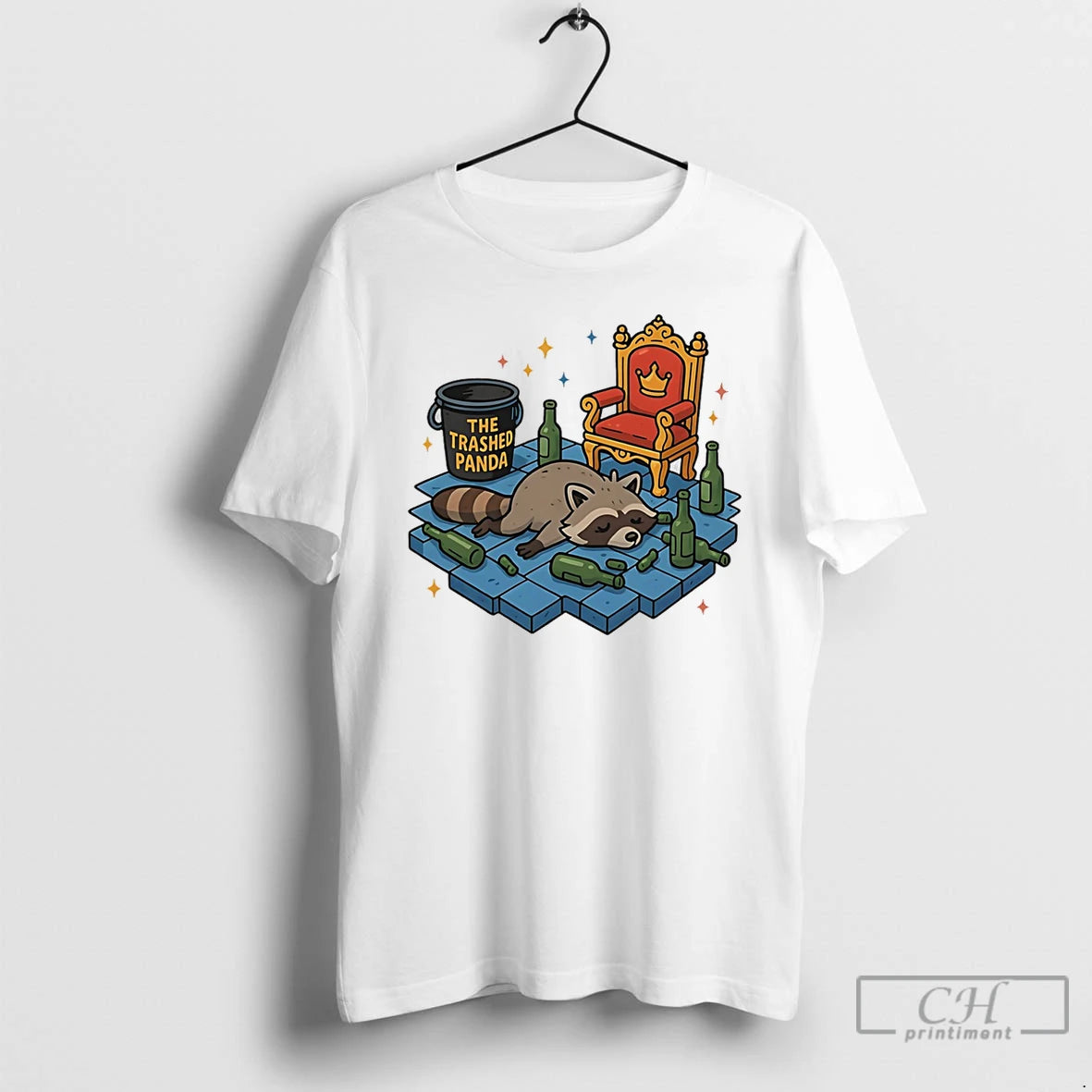 Classic The Trashed Panda Drunk Raccoon T-Shirts, Hoodie, Sweatshirt | AU18TeeNovaLab.com