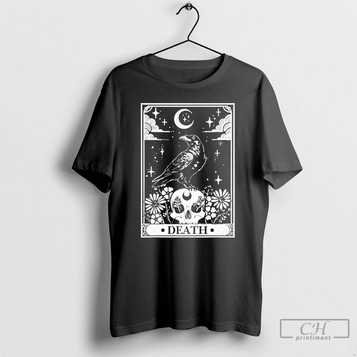 Classic The Crow Death Tarot Card T-Shirts, Hoodie, Sweatshirt | AU18TeeNovaLab.com