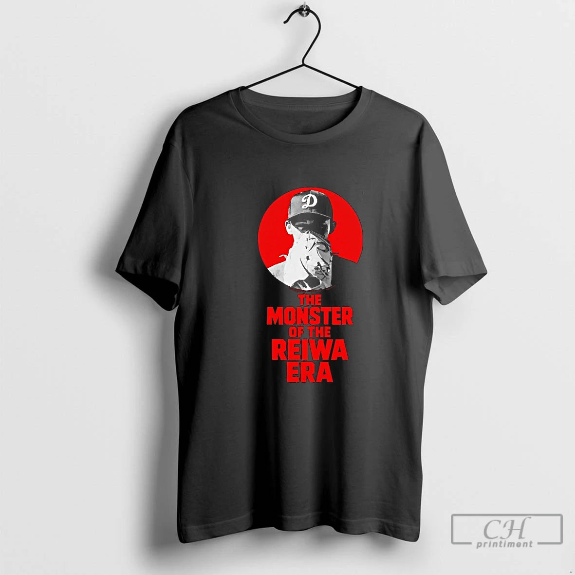 Classic The Monster Of The Reiwa Era Roki Sasaki Los Angeles Dodgers Blackshirt T Shirts