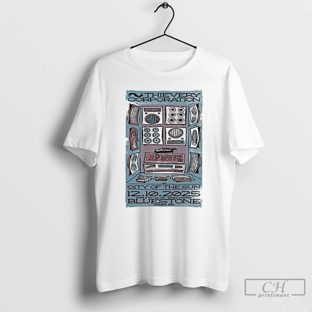 Classic Thievery Corporation 12 10 2025 The Bluestone In Columbus Oh T-Shirts, Hoodie, Sweatshirt | AU18TeeNovaLab.com