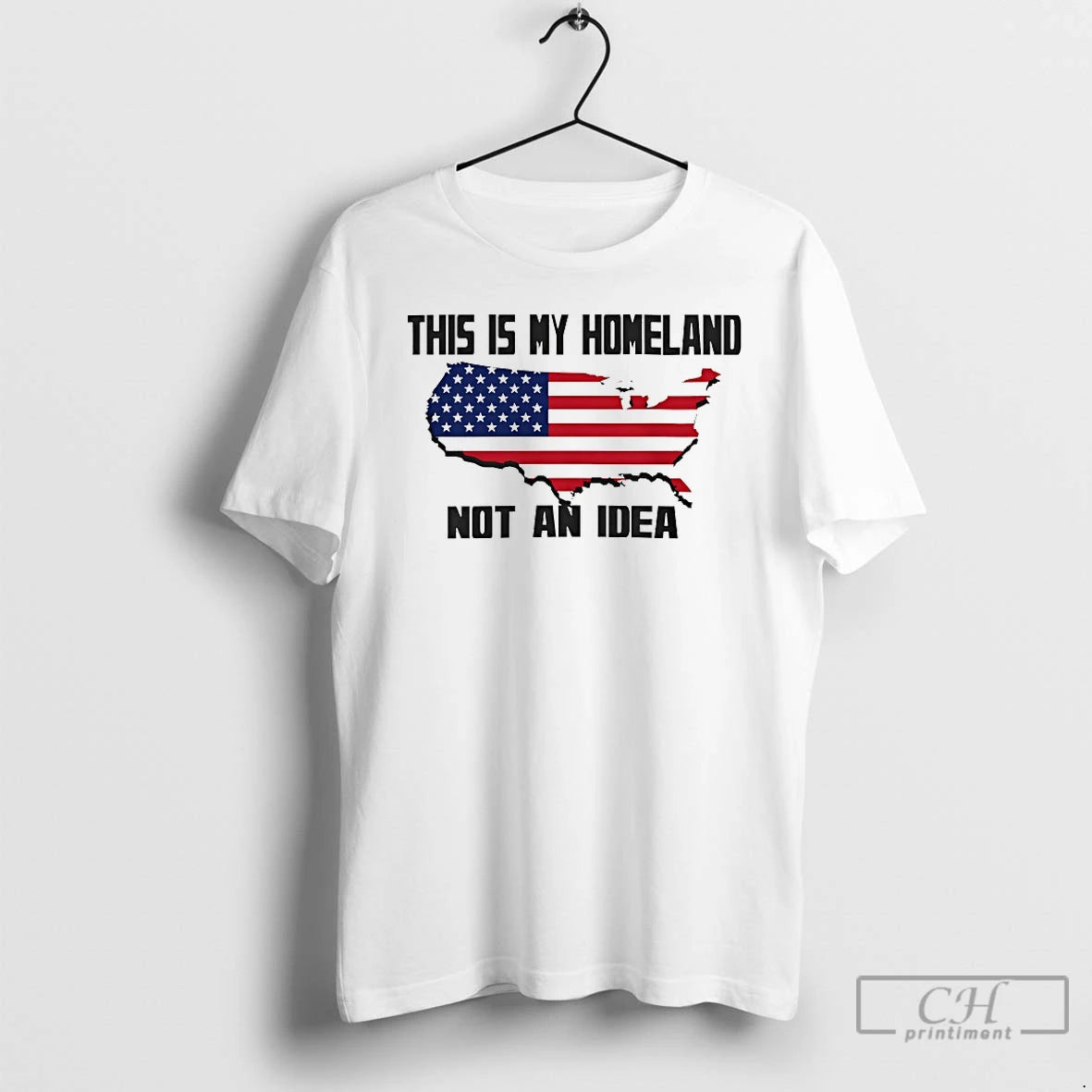 Classic This Is My Homeland Not An Idea Usa Flag T-Shirts, Hoodie, Sweatshirt | AU18TeeNovaLab.com