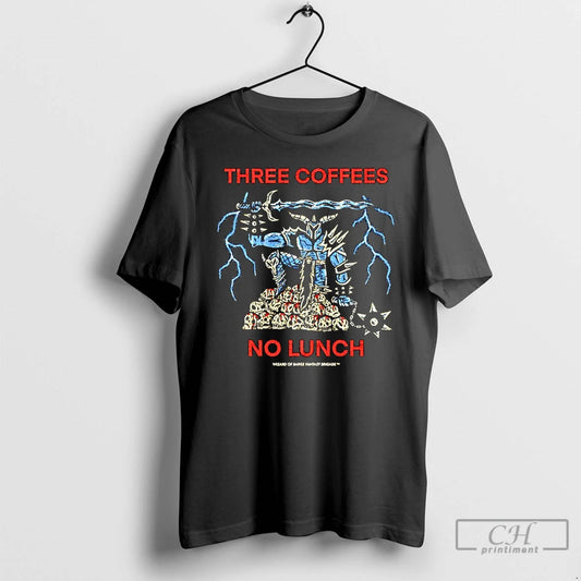 Classic Three Coffees No Lunch Wizard Og Barge Fantasy Brigade Graphic T-Shirts, Hoodie, Sweatshirt | AU18TeeNovaLab.com
