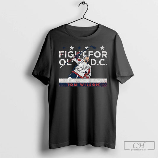 Classic Tom Wilson Washington Capitals Nhl Fight For Old Dc