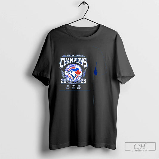 Classic Toronto Blue Jays American League Champions 2025 Double Side T-Shirts, Hoodie, Sweatshirt | AU18TeeNovaLab.com