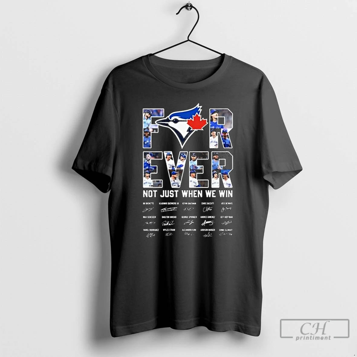 Classic Toronto Blue Jays Forever Not Just When We Win Signatures 2025 Long Sleve