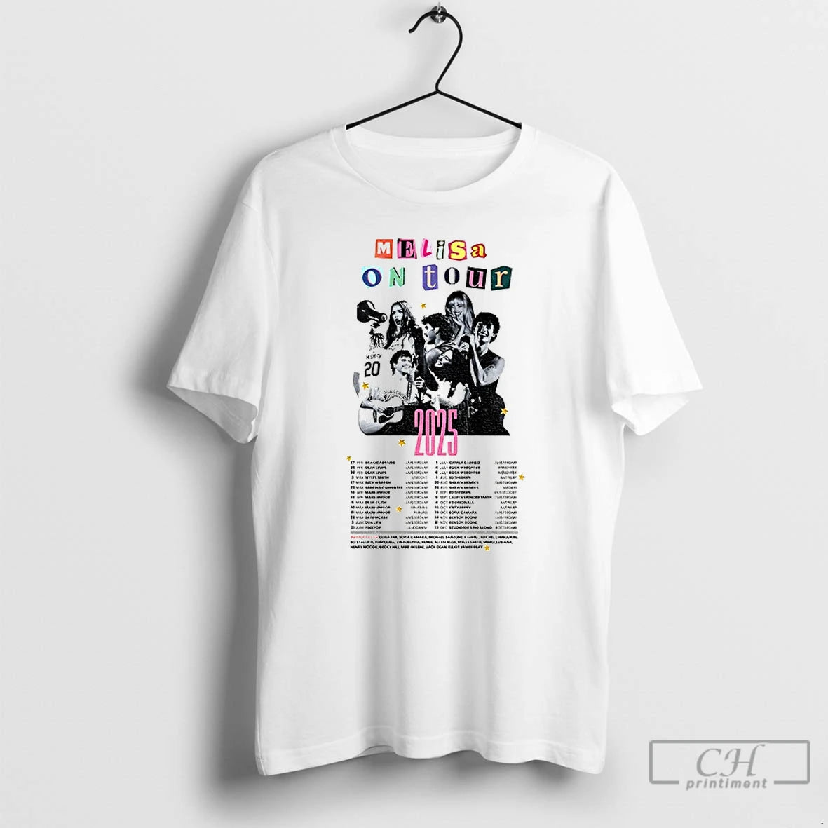 Classic Tour Melisa On Tour 2025 T-Shirts, Hoodie, Sweatshirt | AU18TeeNovaLab.com
