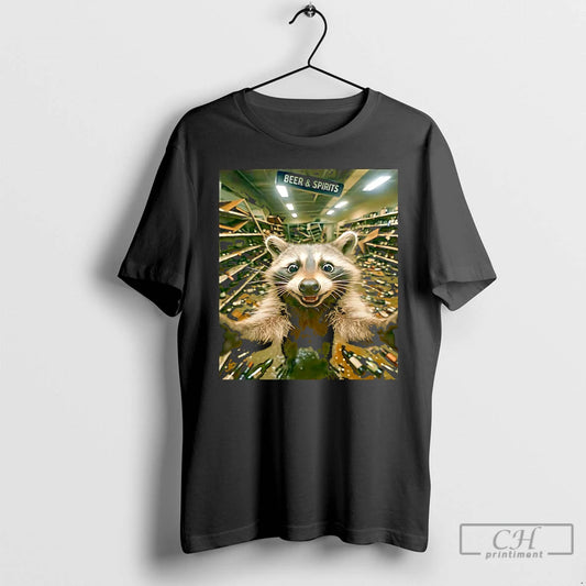 Classic Trashed Panda Selfie Raccoon Christmas T-Shirts, Hoodie, Sweatshirt | AU18TeeNovaLab.com