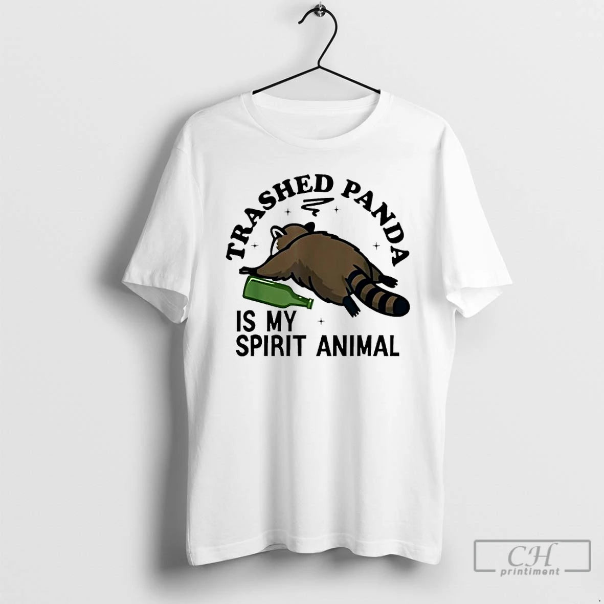 Classic Trashed Panda Is My Spirit Animal Racoon Meme T-Shirts, Hoodie, Sweatshirt | AU18TeeNovaLab.com