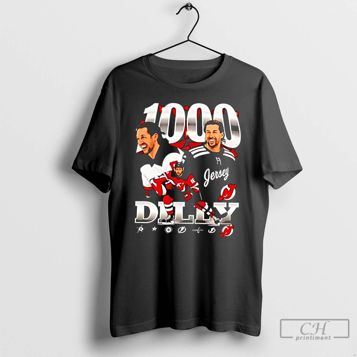 Classic Travis Zajac 1000 Games Graphic T-Shirts, Hoodie, Sweatshirt | AU18TeeNovaLab.com