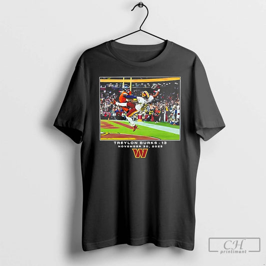 Classic Treylon Burks Washington Commanders Makes Incredible 1 Handed T-Shirts, Hoodie, Sweatshirt | AU18TeeNovaLab.com