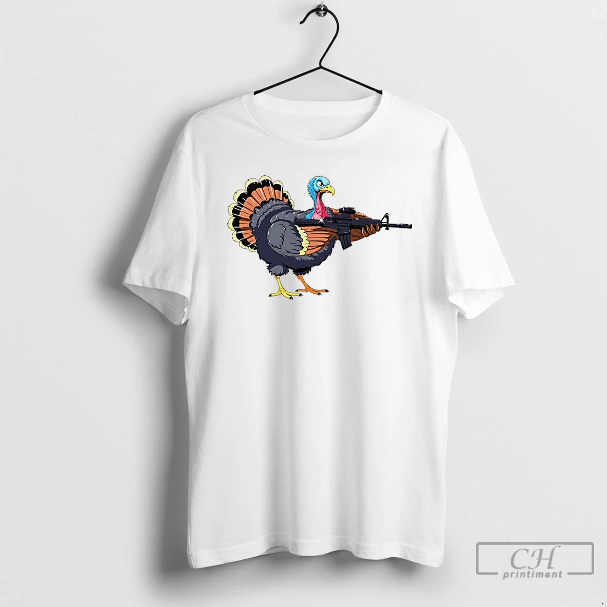 Classic Triggered Turkey Gun T Shirts