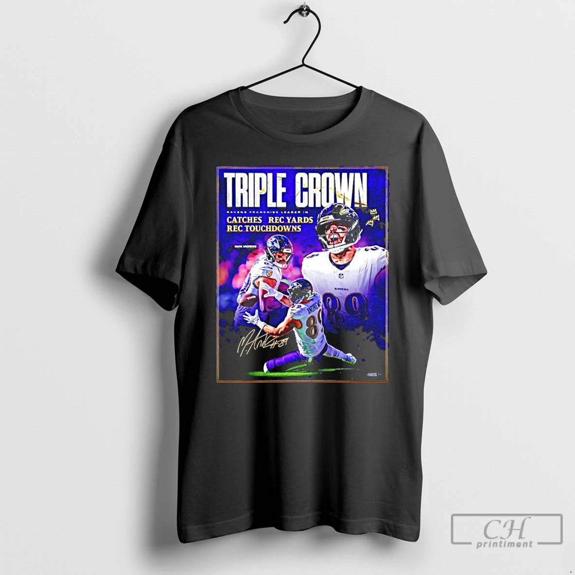Classic Triple Crown For Mark Andrews Baltimore Ravens 2025 Pro Bowl T-Shirts, Hoodie, Sweatshirt | AU18TeeNovaLab.com