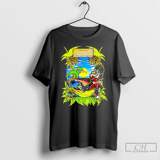 Classic Tropical Gorilla Vacation Graphic T-Shirts, Hoodie, Sweatshirt | AU18TeeNovaLab.com
