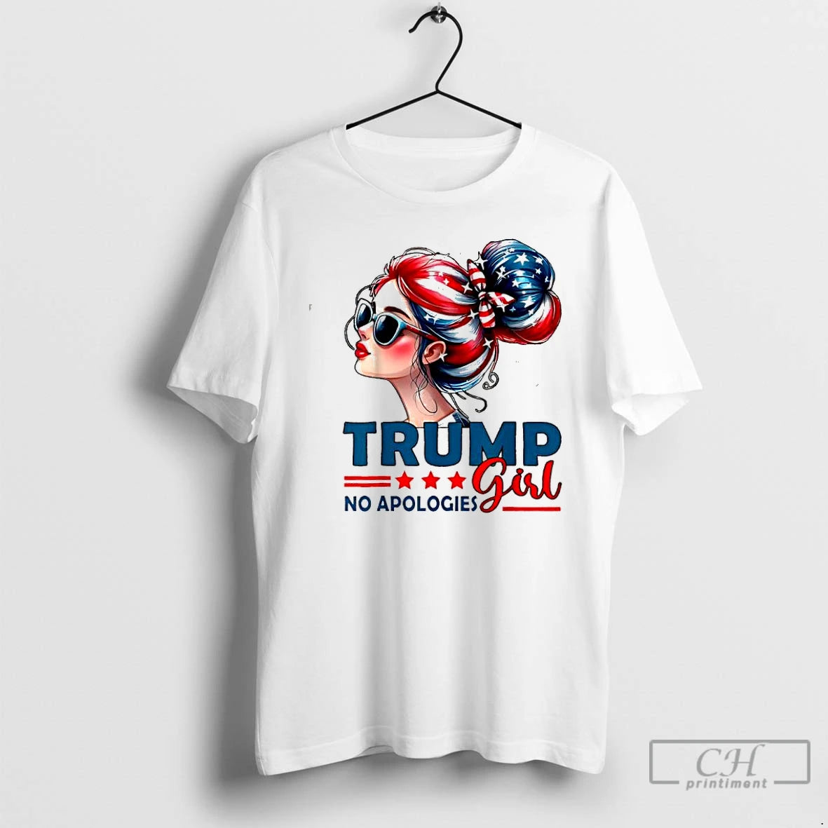 Classic Trump Girl No Apologies T-Shirts, Hoodie, Sweatshirt | AU18TeeNovaLab.com