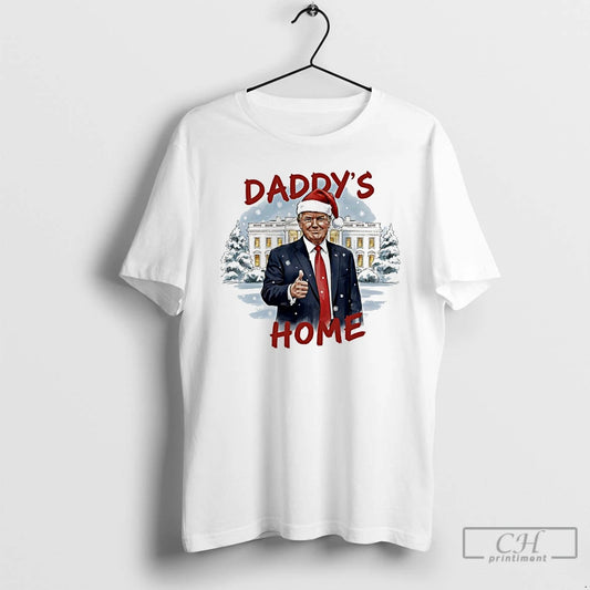 Classic Trump Santa Daddys Home White House Christmas T-Shirts, Hoodie, Sweatshirt | AU18TeeNovaLab.com