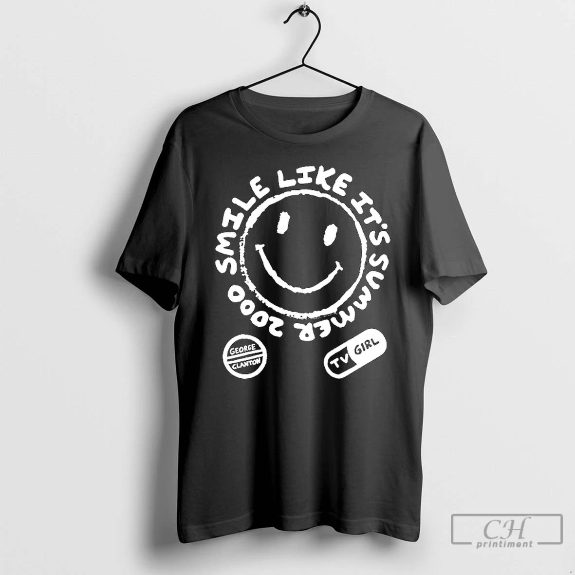 Classic Tv Girl Gray On Black Summer 2000 T-Shirts, Hoodie, Sweatshirt | AU18TeeNovaLab.com