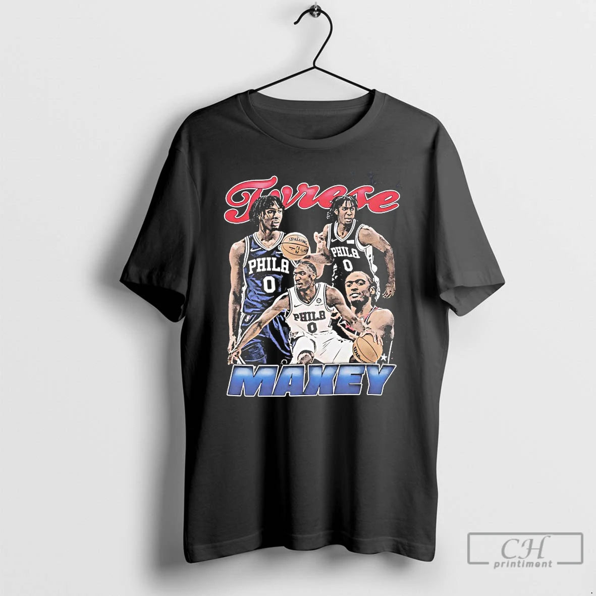 Classic Tyrese Maxey Philadelphia 76ers Player Collage Vintage T-Shirts, Hoodie, Sweatshirt | AU18TeeNovaLab.com