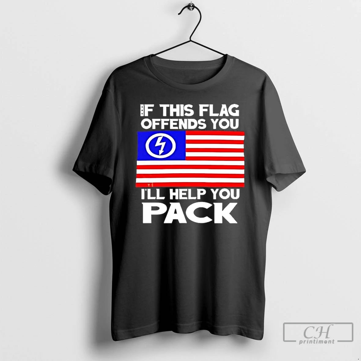 Classic Us Flag If This Flag Offends You Ill Help You Pack T Shirts Sweater Hoodie, Sweatshirt | AU18TeeNovaLab.com