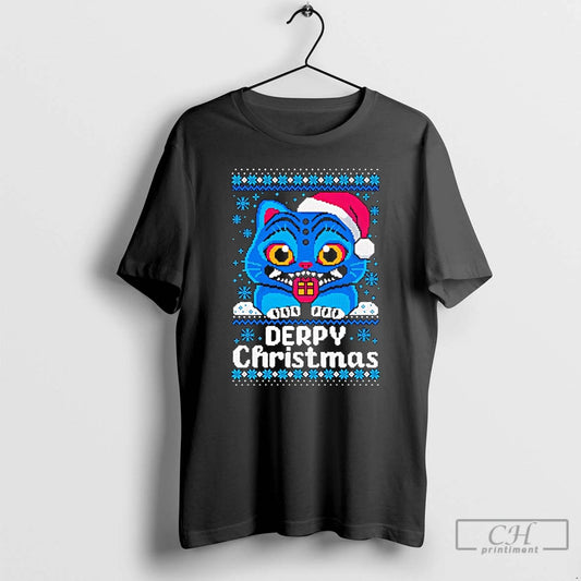 Classic Ugly Tiger Derpy Christmas T Shirts