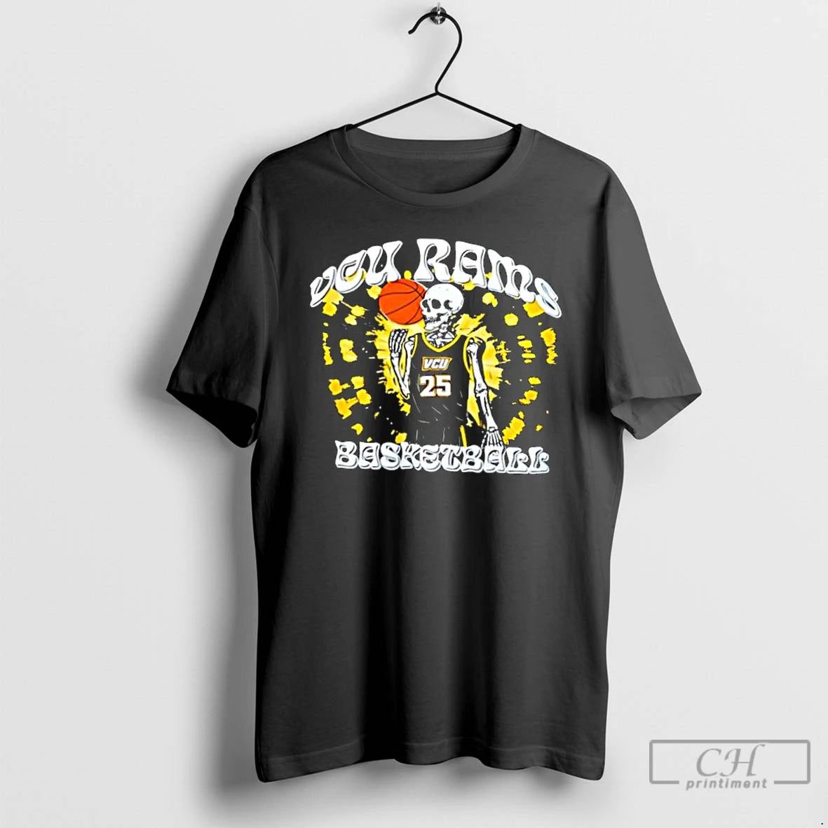 Classic Vcu Rams Basketball Skeleton T-Shirts, Hoodie, Sweatshirt | AU18TeeNovaLab.com
