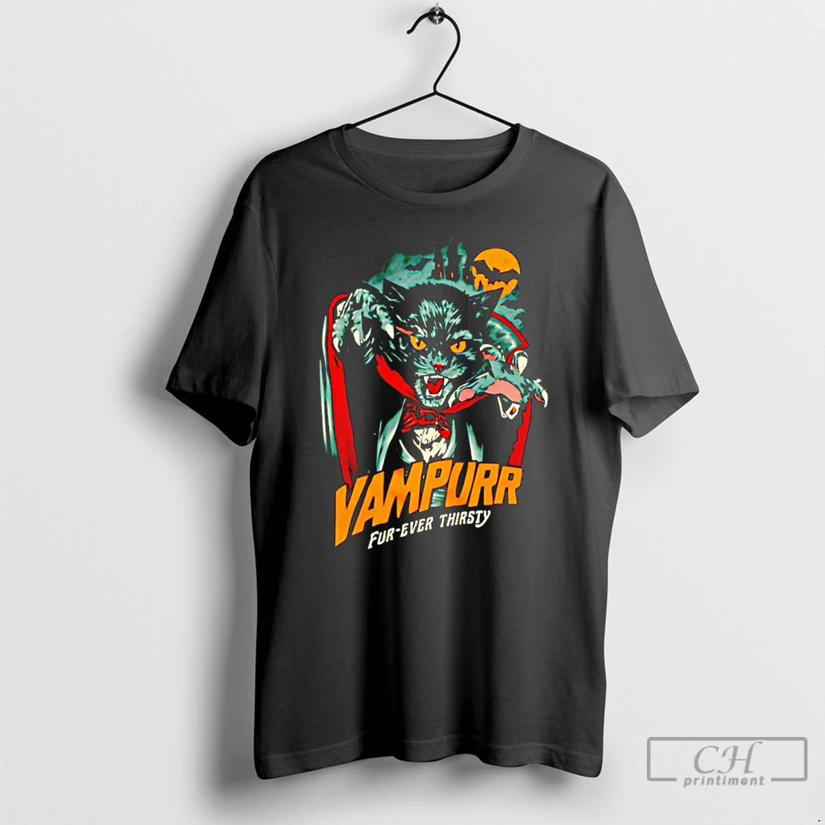 Classic Vampurr Cat Fur Ever Thirsty T-Shirts, Hoodie, Sweatshirt | AU18TeeNovaLab.com
