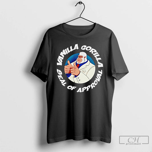 Classic Vanilla Gorilla Seal Of Approval T Shirts