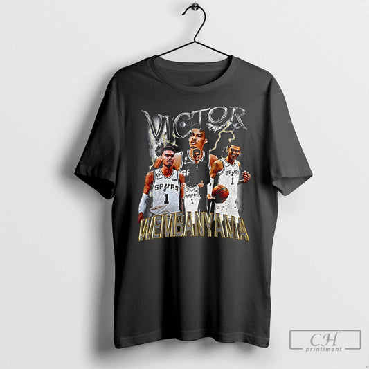 Classic Victor Wembanyama San Antonio Spurs Nba 90s Style Graphic 2025 T-Shirts, Hoodie, Sweatshirt | AU18TeeNovaLab.com