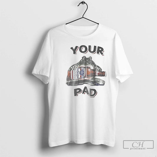 Classic Vintage Budweiser Frogs Large Your Bud Your Pad T-Shirts, Hoodie, Sweatshirt | AU18TeeNovaLab.com