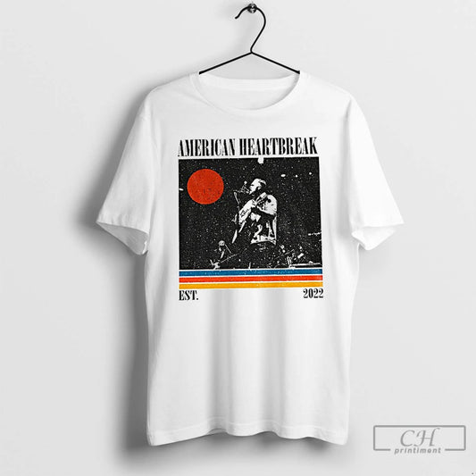 Classic Vintage Zach Bryan American Heartbreak Est 2022