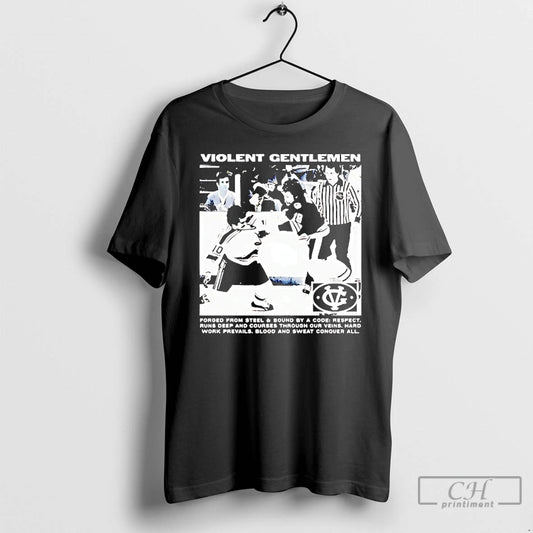 Classic Violent Gentlemen Hockey Club Riot Vintage T-Shirts, Hoodie, Sweatshirt | AU18TeeNovaLab.com