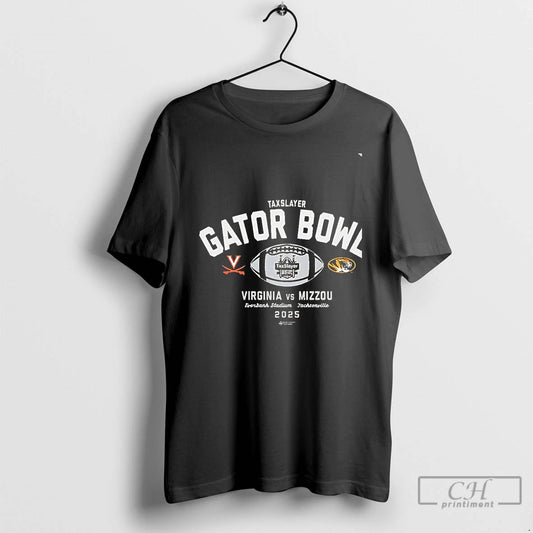 Classic Virginia Cavaliers Vs Missouri Tigers 2025 Taxslayer Gator Bowl Chriast T-Shirts, Hoodie, Sweatshirt